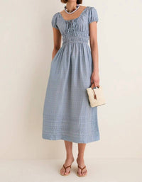 Ciao Lucia - Gingham Aladine Dress