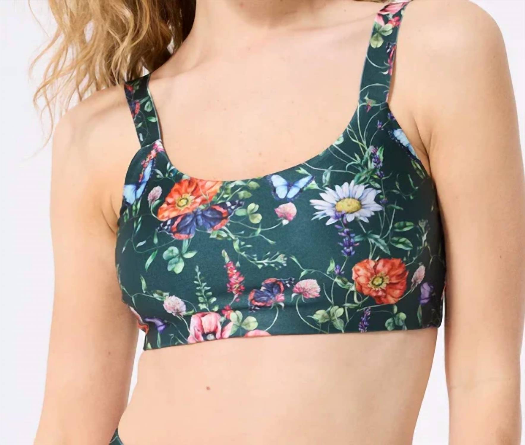 Terez - Butterfly Floral Scoop Neck Bra