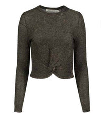 Bishop + Young - Lurex Bonita Twist Front Top