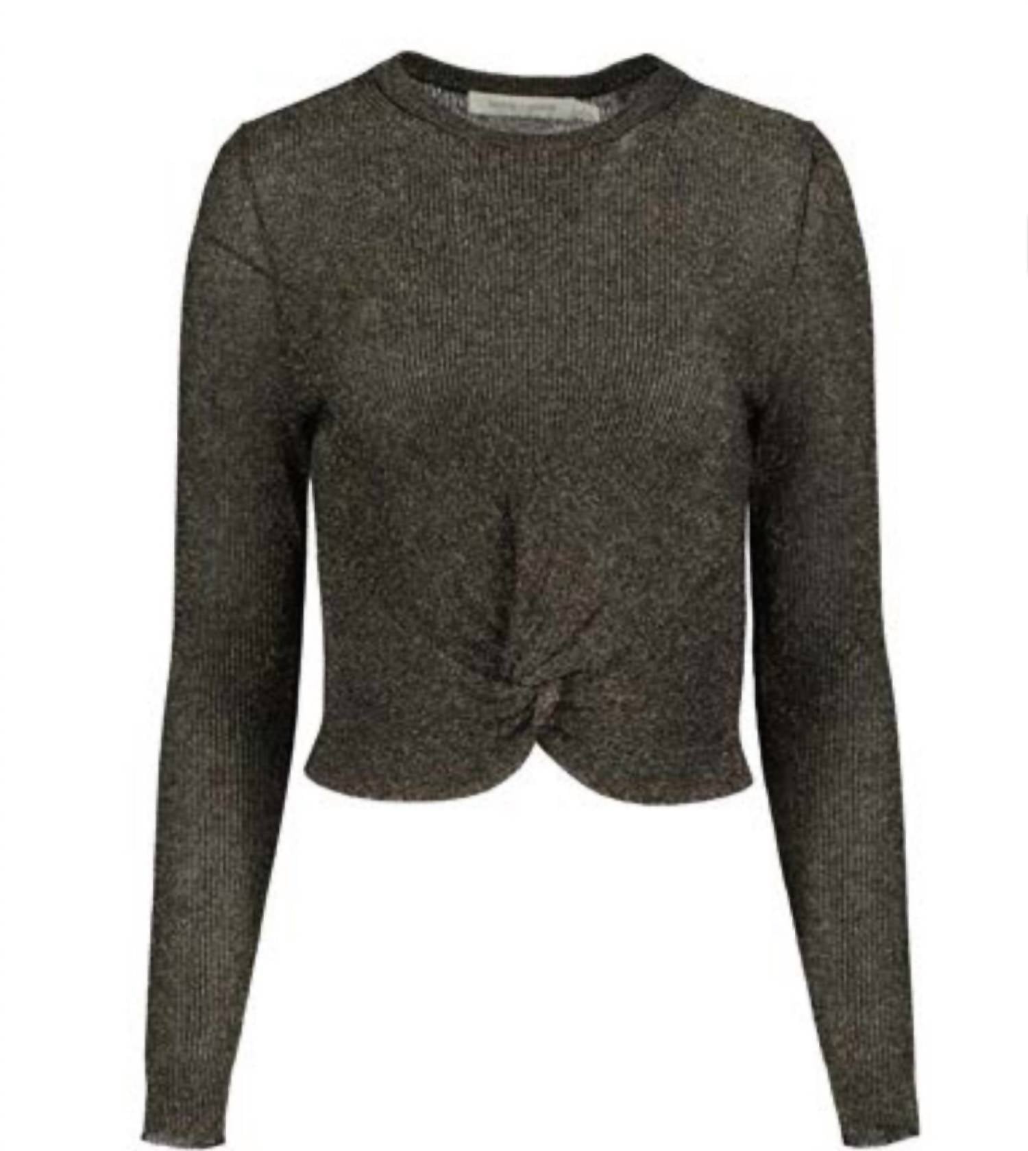 Bishop + Young - Lurex Bonita Twist Front Top