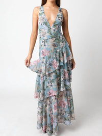 Olivaceous - Floral Kristen Maxi Dress