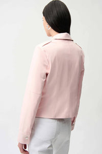 Joseph Ribkoff - Fira Faux Suede Decorative Buckles Jacket
