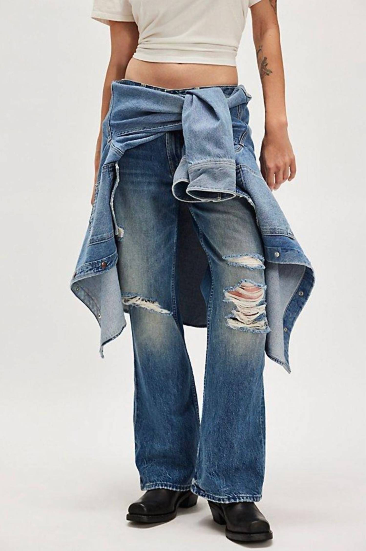 Mother - Bookie Flood High Rise Bootcut Jeans