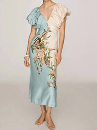 Farm Rio - Linen Midi Dress