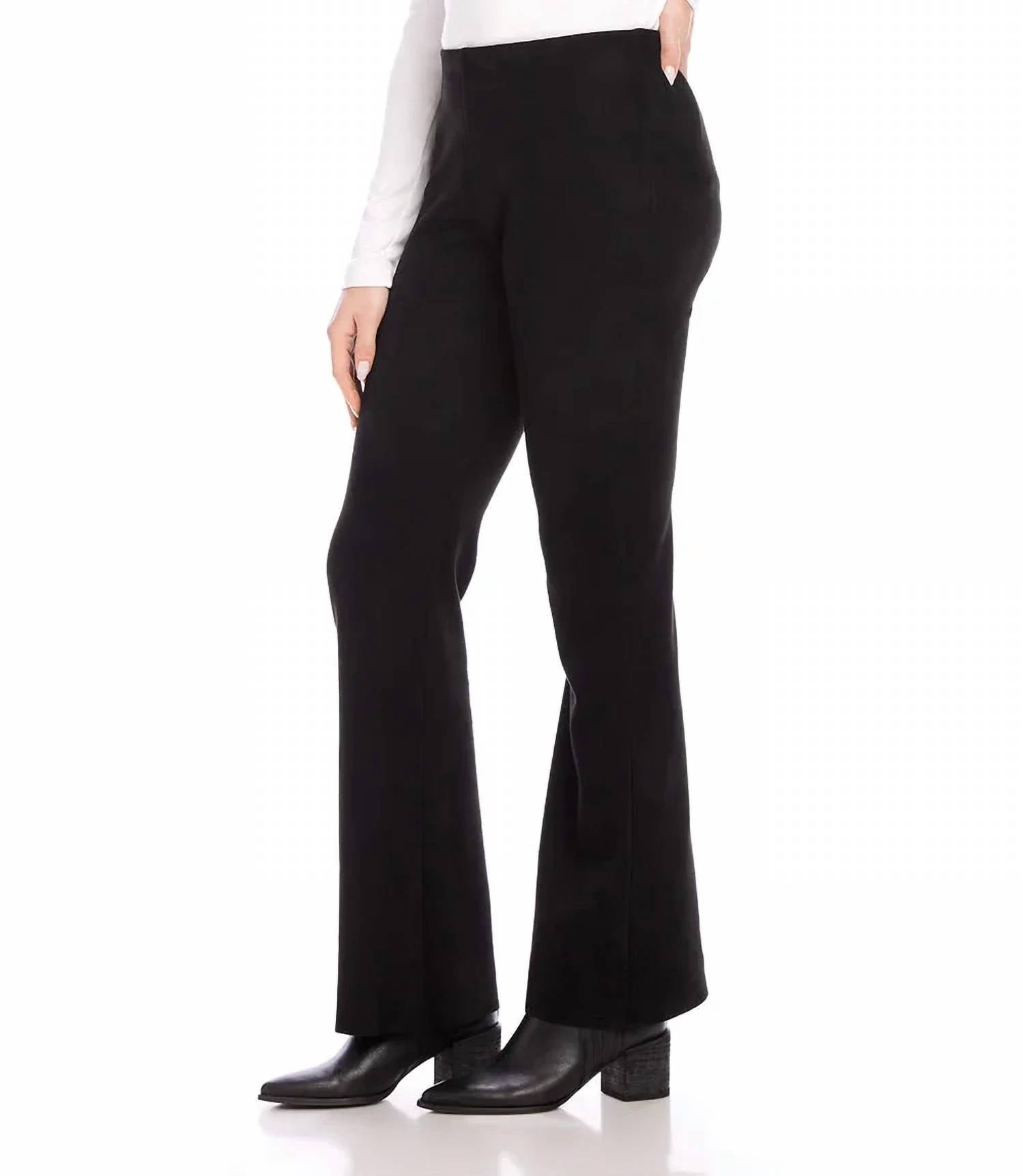 Karen Kane - Fillis Faux Suede Bootcut Pants