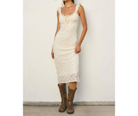 Dress Forum - Breeze & Blossom Flutter Ruffled Midi Dress