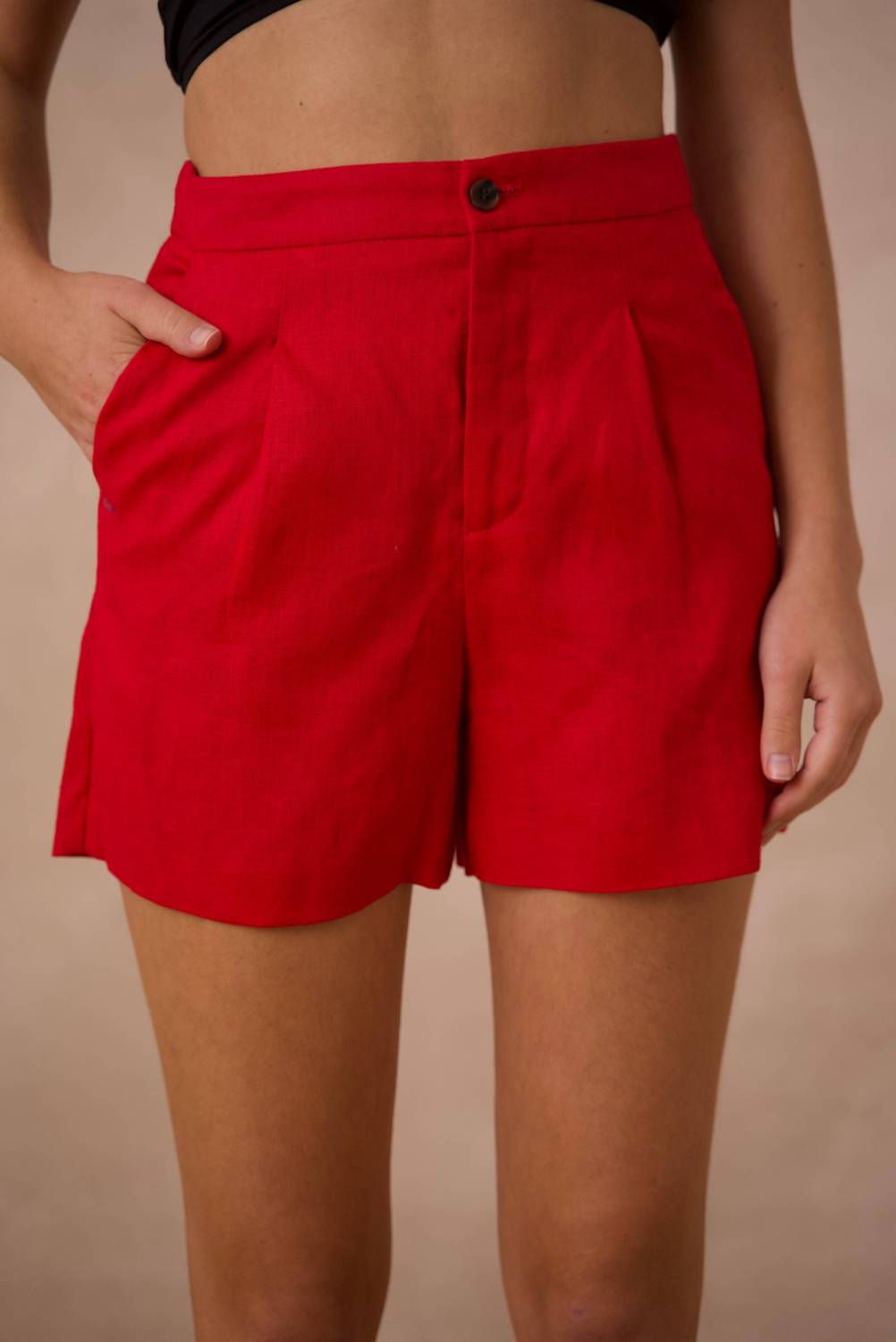 Attentif - Essential Linen Shorts
