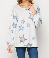 Honeyme - Star Print Pullover