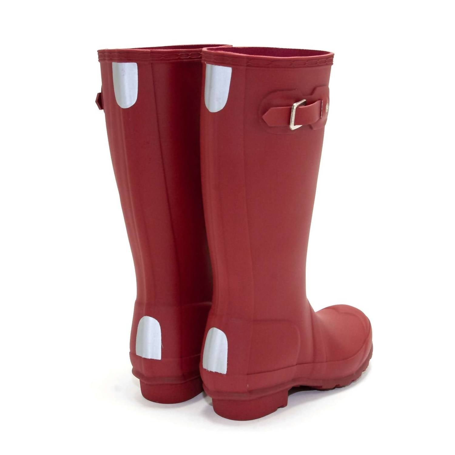 HUNTER Girl's Original Rain Boot in military red - kids' shoe - alternate view