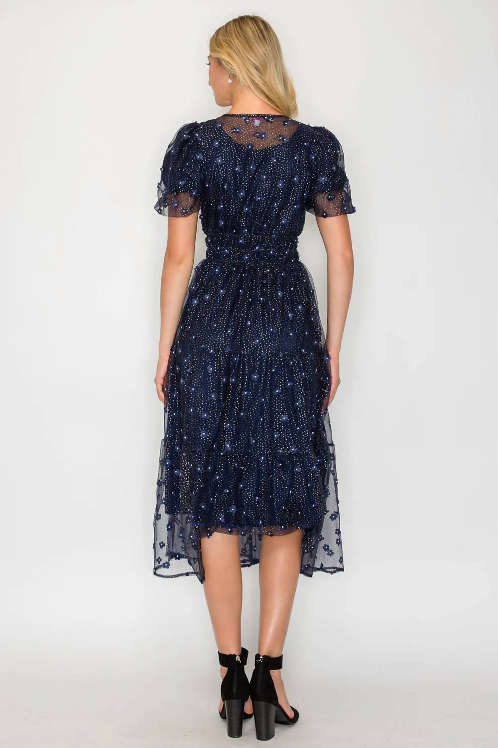 Meet Me In Santorini - Women's Holiday Daisy Midi Dress