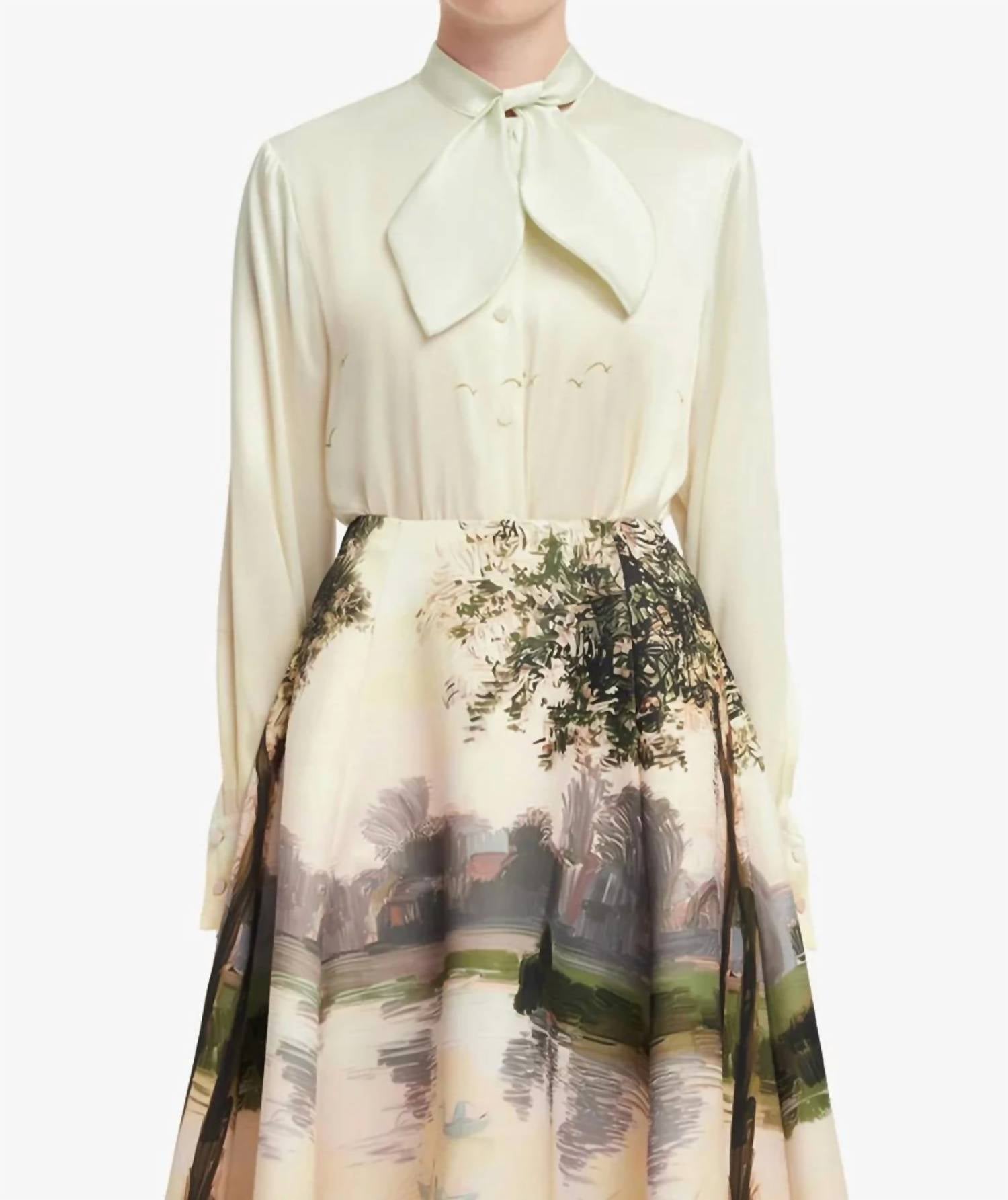 Leo Lin - Cora Bow Blouse