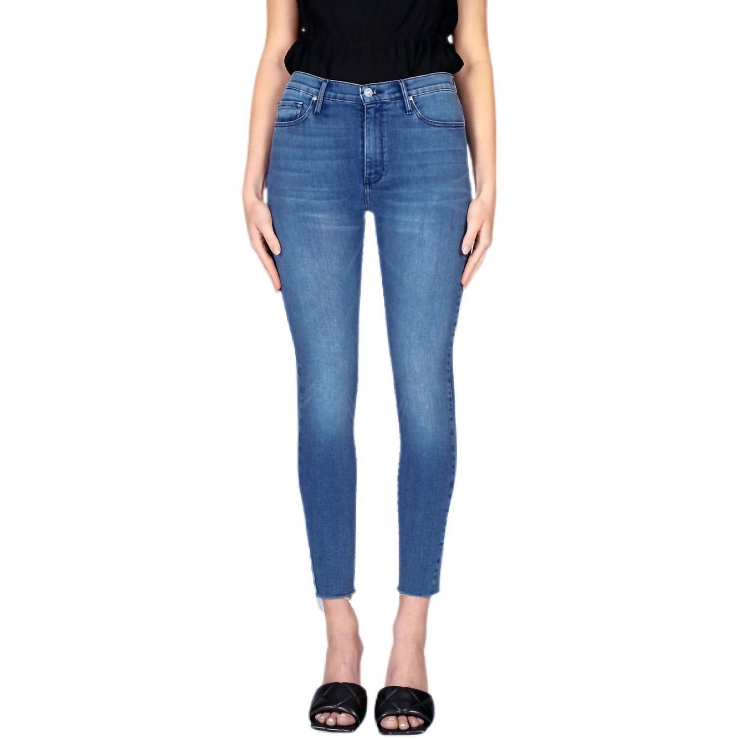 Black Orchid - Carmen High Rise Ankle Fray Jeans