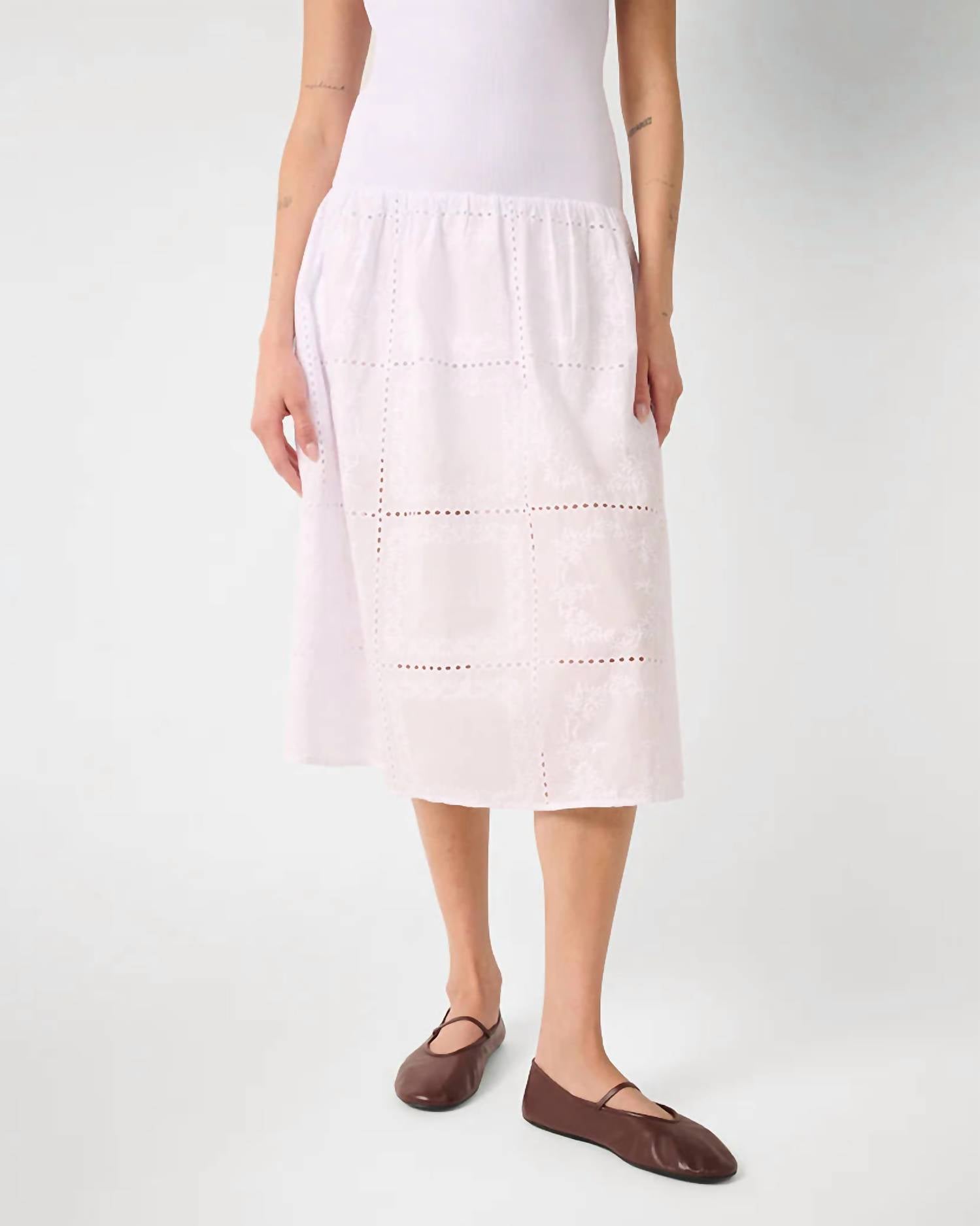 We Wore What - Ribbed Cotton Midi Dress