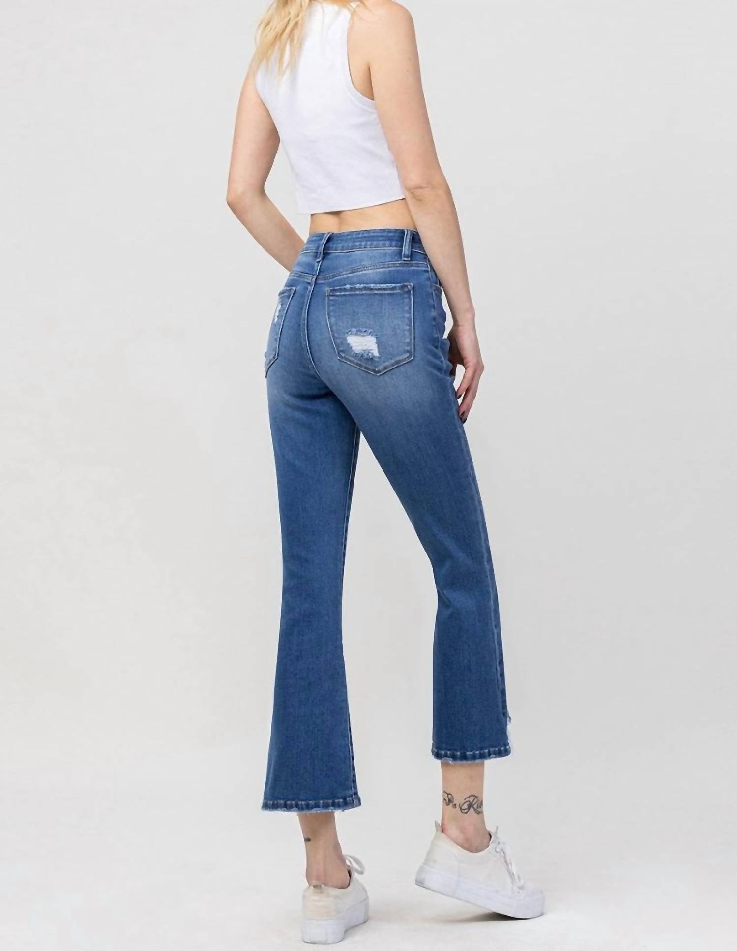 Vervet By Flying Monkey - Tribeca Kick Flare Jeans
