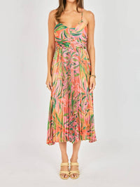 Sadie & Sage - Sunset Ridge Pleated Midi Dress