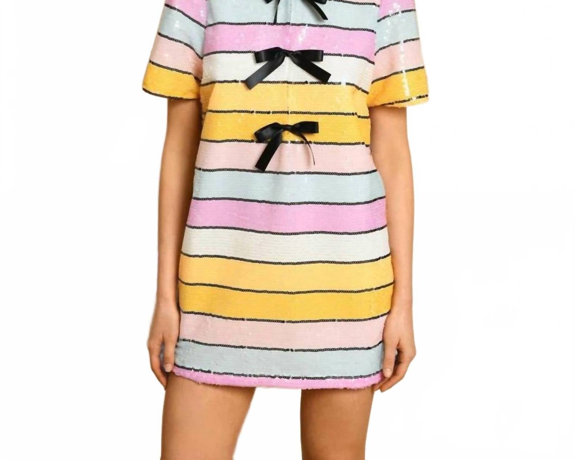 Sister Jane - Spectrum Sequin Mini Dress