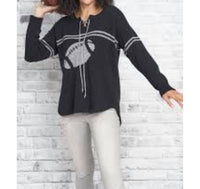 Cotton Country - Football Motif Cotton Sweater