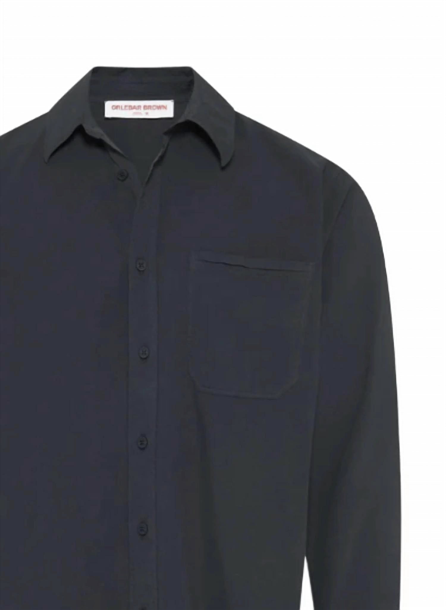 Orlebar Brown - Men's Grasmoor Garment Dyed Cotton Shirt