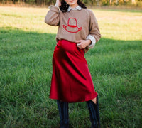 2FlyCo Hats Off Sweater in brown - women's sweater