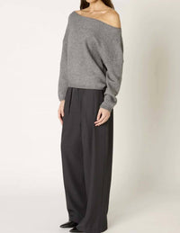 Nia - Nightmoor Off-the-shoulder Sweater
