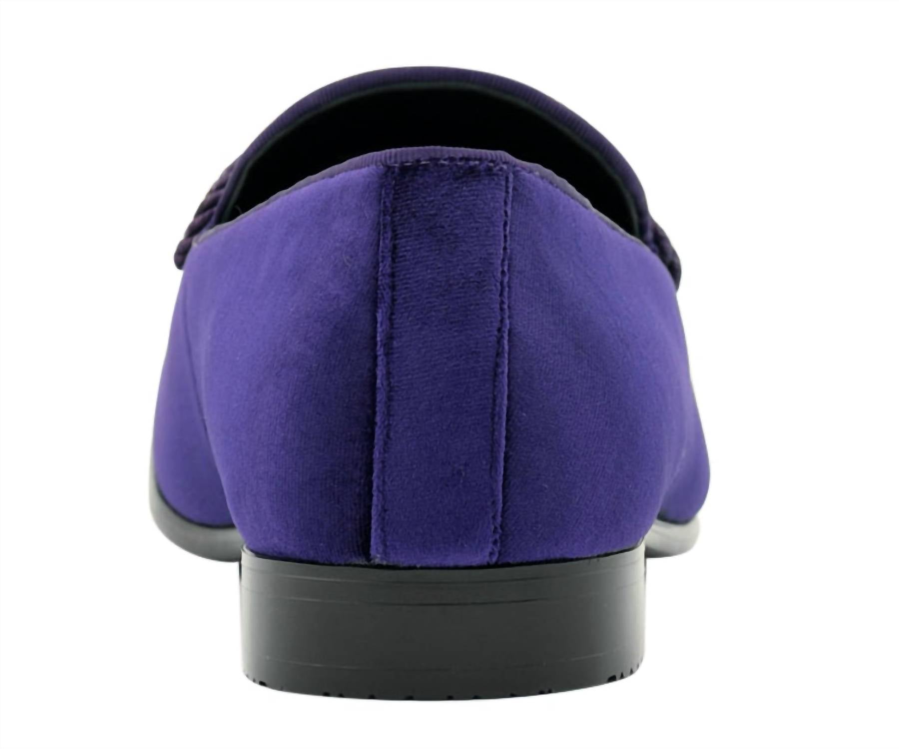 Amali Men's Essex Loafer in purple - men's loafer - alternate view