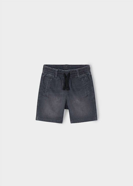Mayoral - Bermuda Soft Denim Jogger Shorts