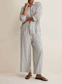 Z Supply - The Perfect Striped Button Up Top