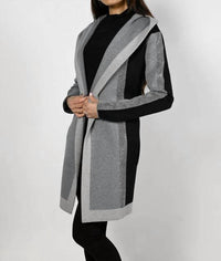 Frank Lyman - Selah Sequin Stripe Knit Cover Up Cardigan