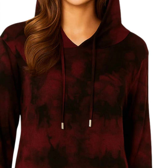 French Kyss - Marble Wash Hooded Dress