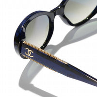 Chanel - Oval Non Polarized Sunglasses 5515 - 166971