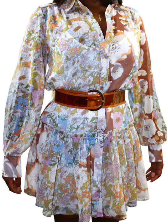 L'Atiste - Belted Mini Dress