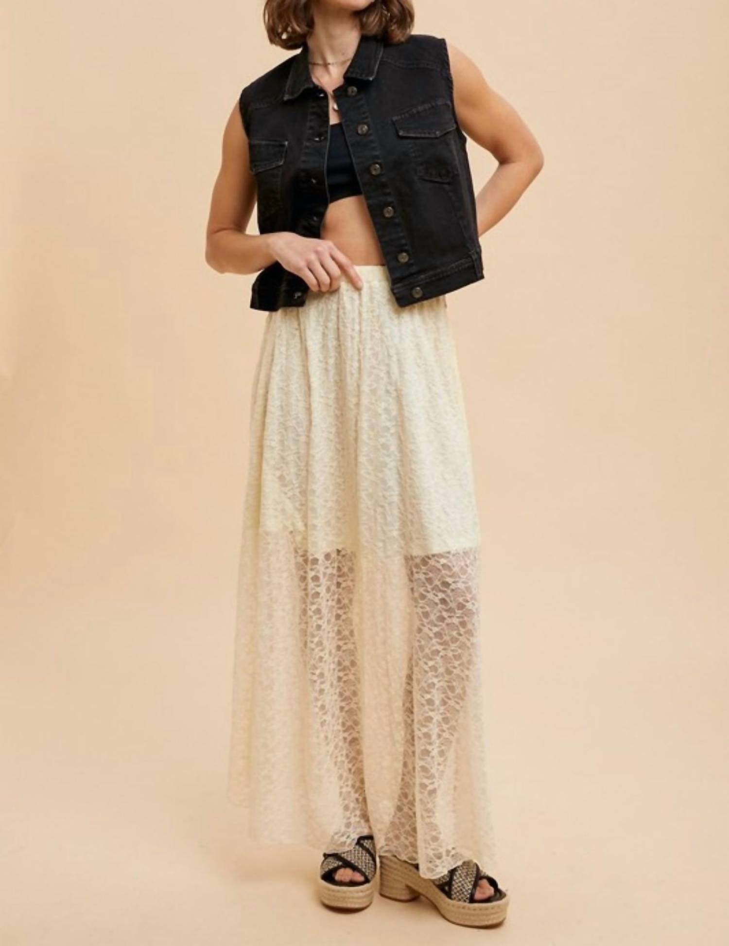 Anniewear - JORDAN STRETCH DENIM VEST