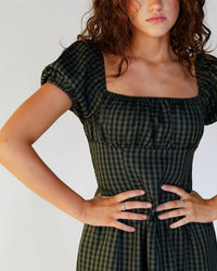 Pretty Garbage - Gingham Maxi Dress