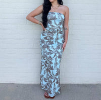 Pretty Garbage - The Cocoa Sky Strapless Maxi Dress