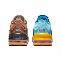 NIKE Men's Space Jam X Lebron 18 Low Wile E. Vs Roadrunner Shoes in racer blue baltic blue university gold white - men's shoe - view 4