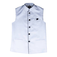 The Gray Crab - Men's Mandarin Collar Silk Vest