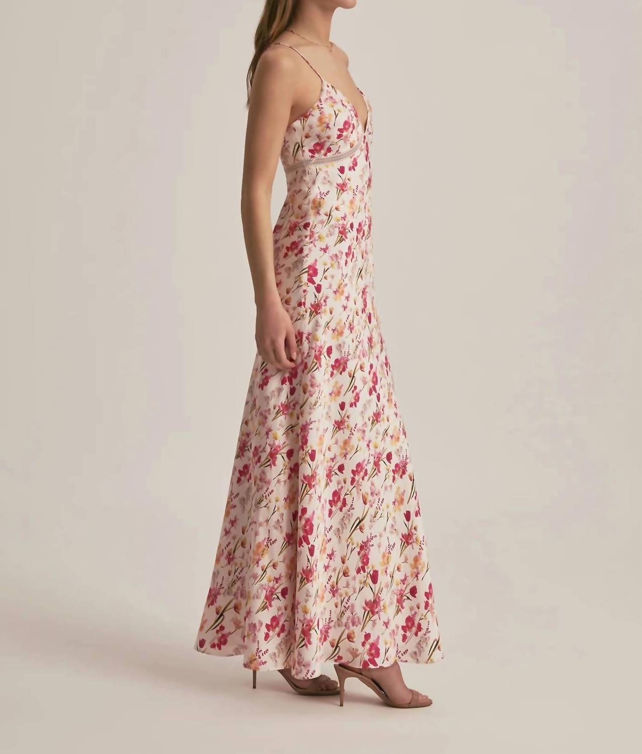 Favorite Daughter The Blackberry Dress in floral - women's dress - detail view