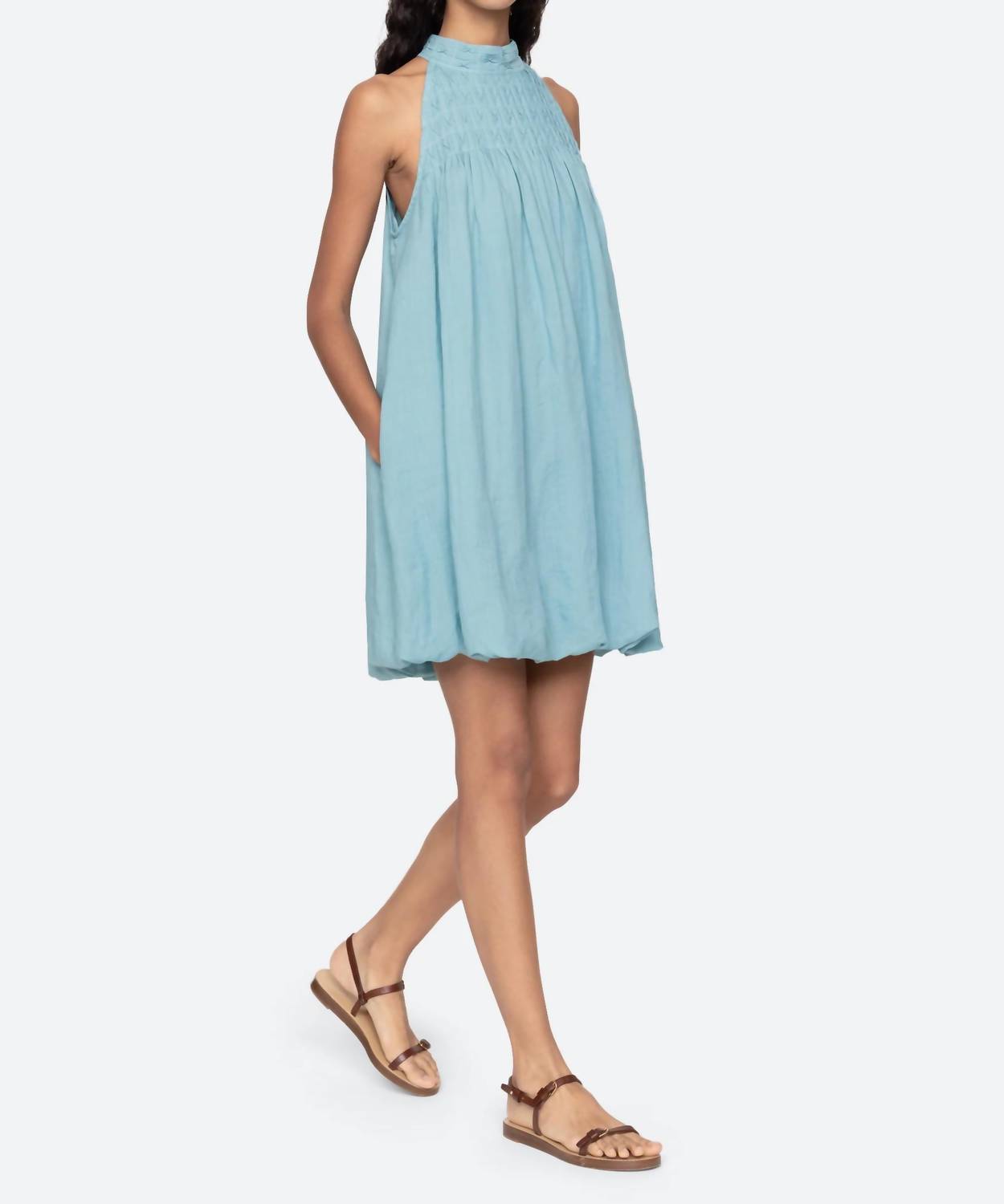 Sea - Violet Halter Mini Dress