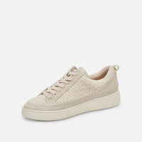Dolce Vita Women's Knit Sneaker in sand - women's sneaker - detail view