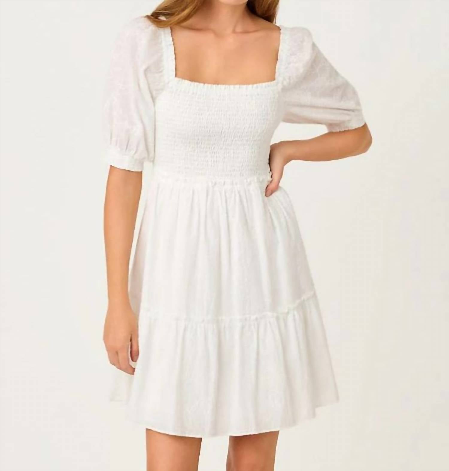 Lilly Pulitzer - HADLY SHORT SLEEVE SMOCKED DRESS