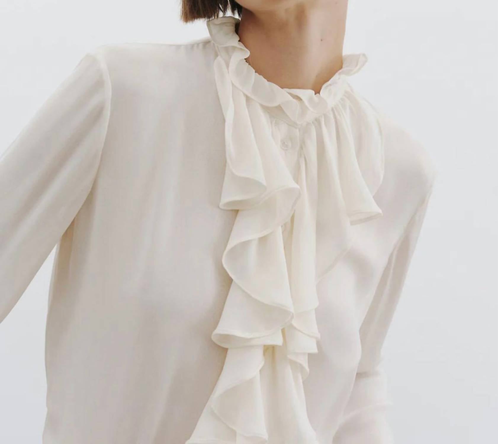 Nili Lotan - Lily Ruffled Blouse