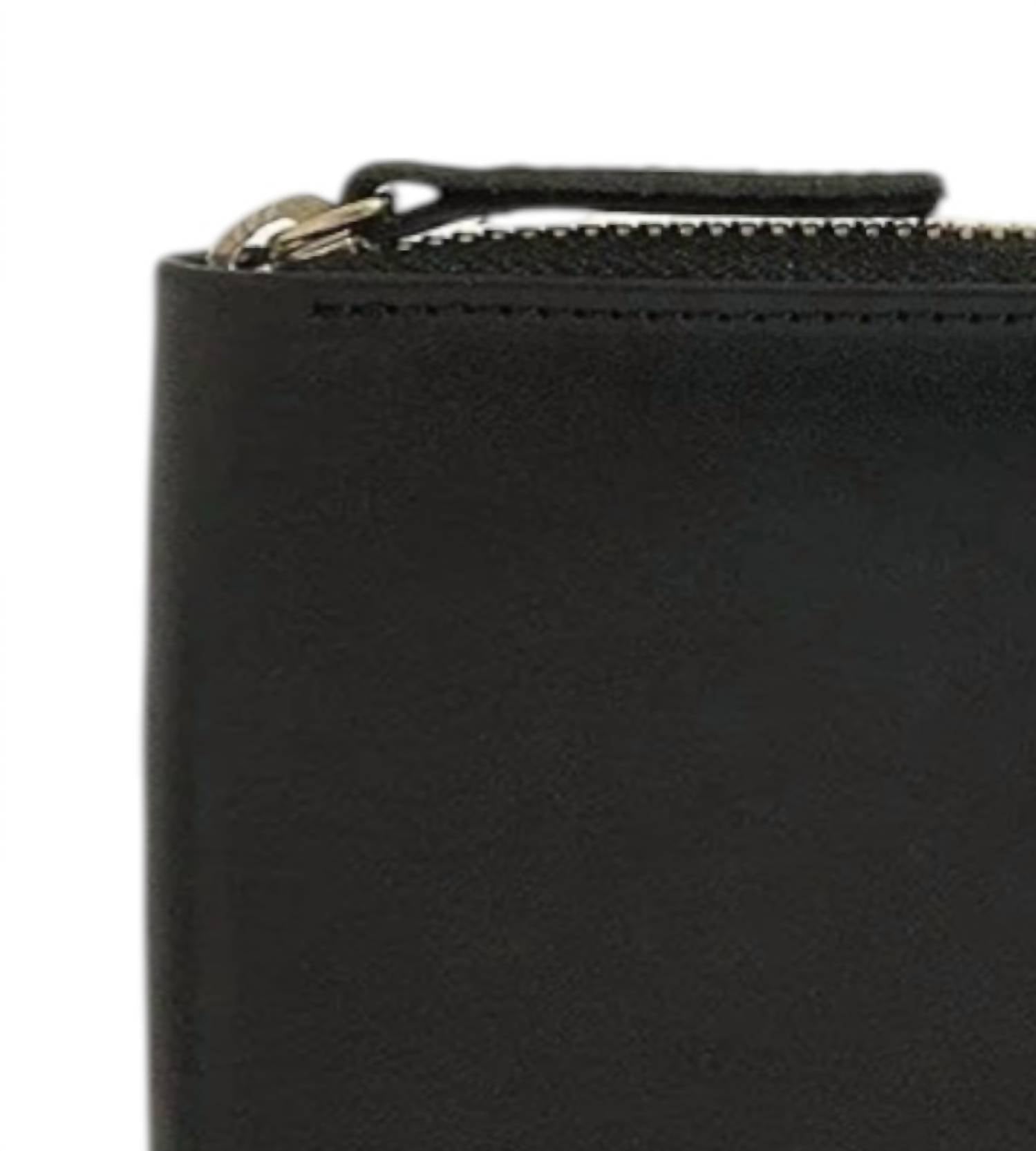 Nimes Bags Women's Azul Leather Wallet in black - women's bag - detail view