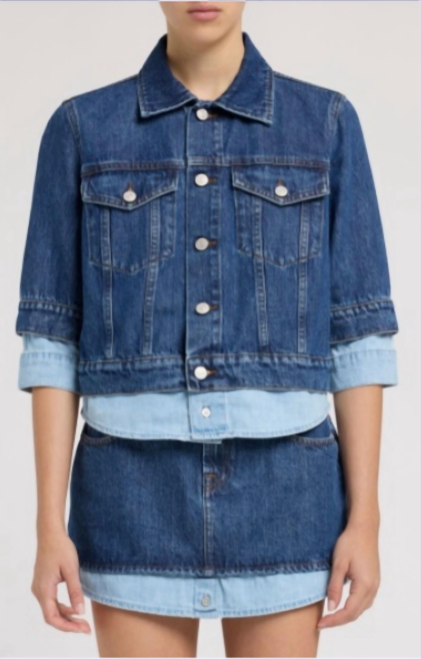 7 For All Mankind - Double Layer Trucker Jacket