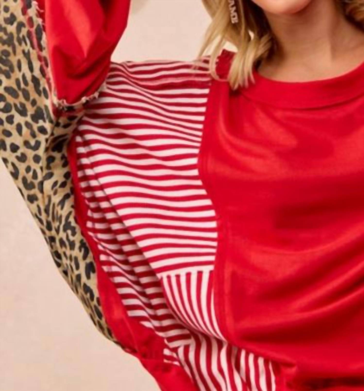 Bibi - Oversized Long Sleeve Top