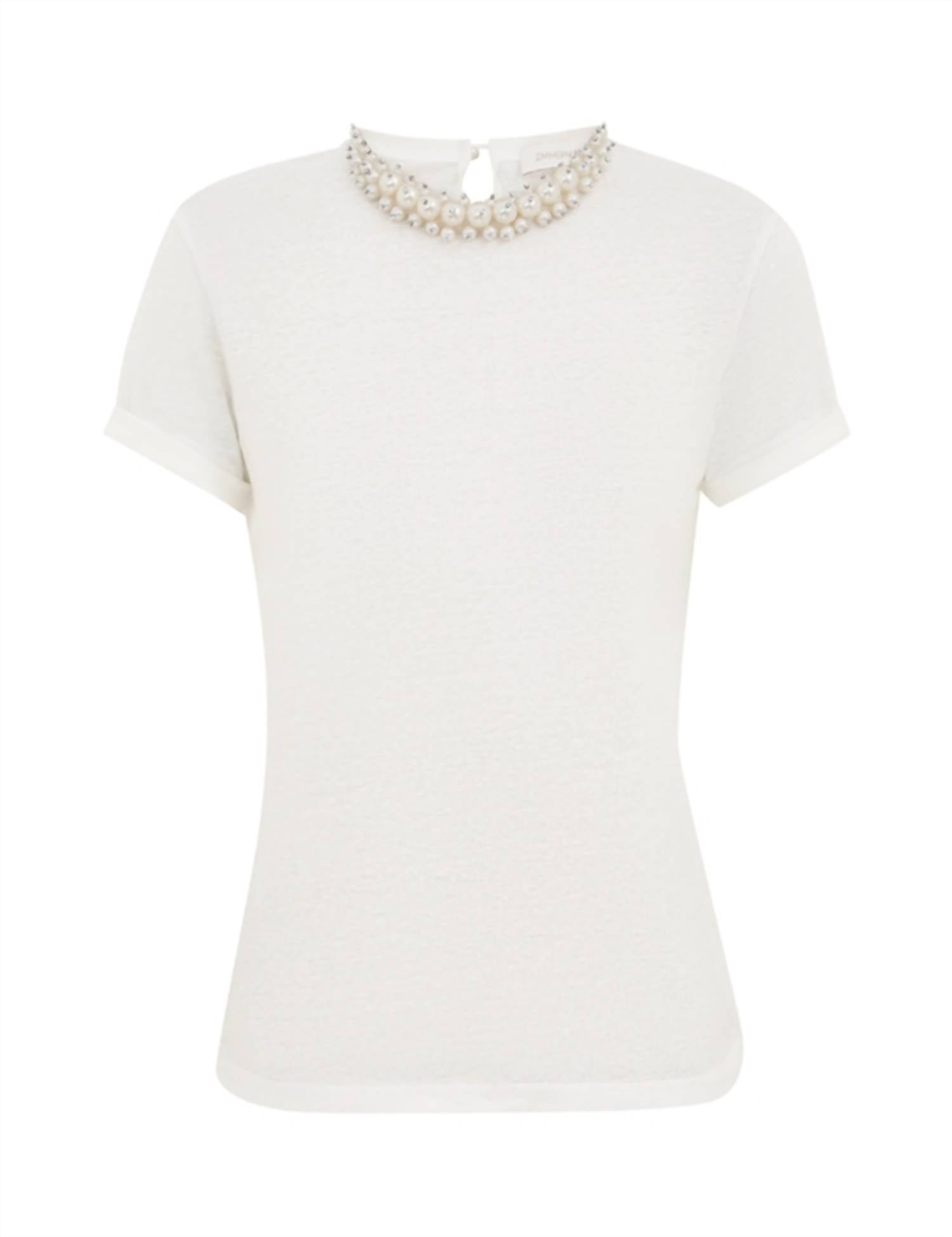 Zimmermann - Crush Embellished Tee