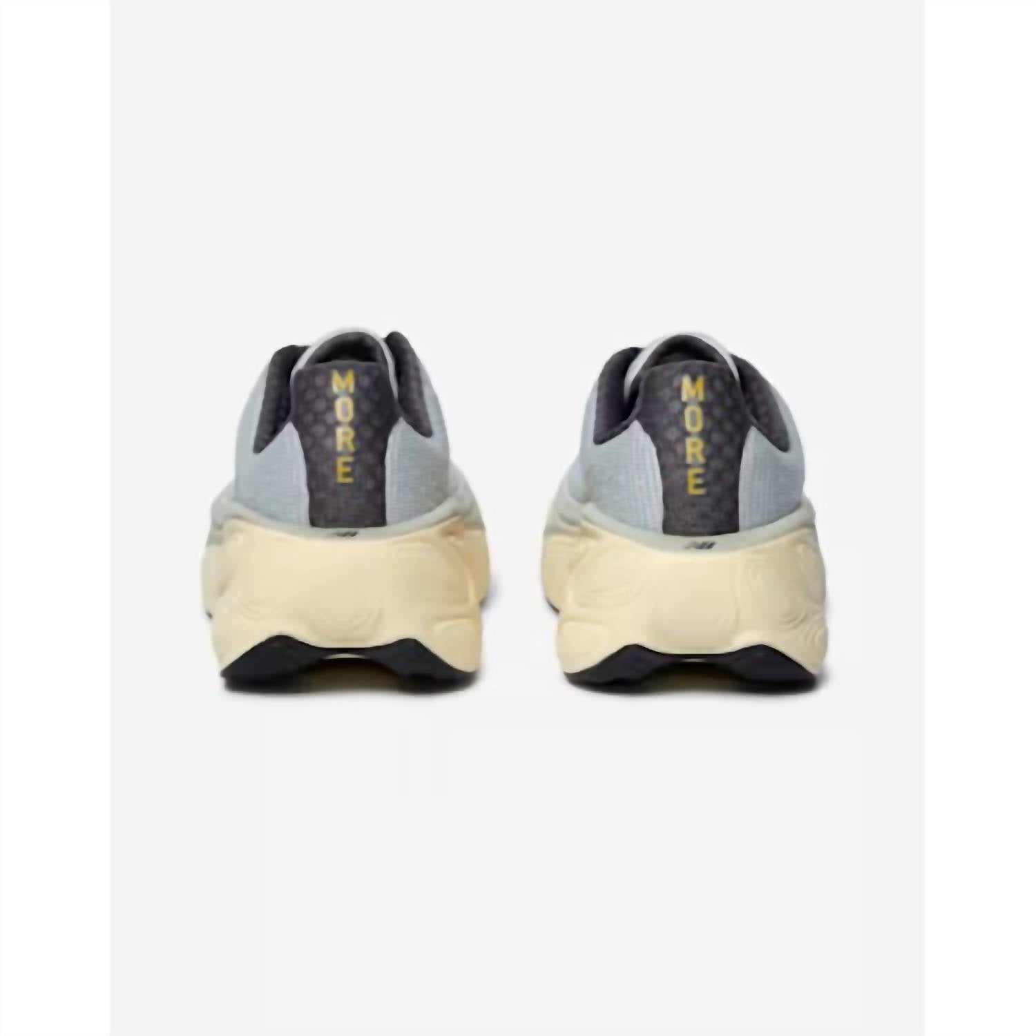 New Balance Men's Morev5 Shoes in grey beige - men's sneaker - detail view