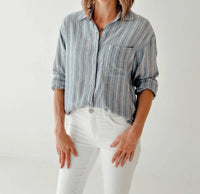 Z Supply - Perfect Striped Button Up Shirt