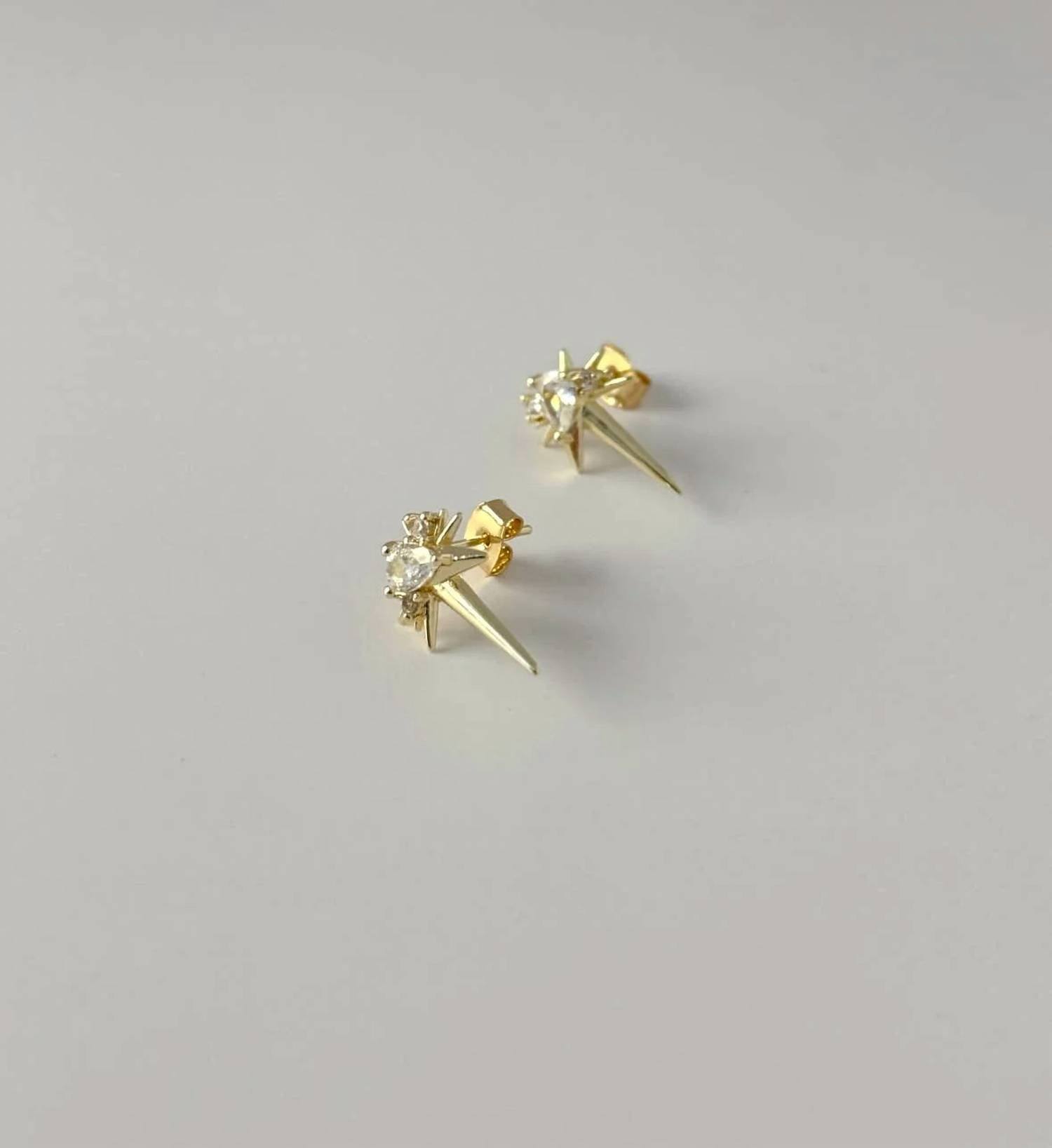 Tramps+Thieves - Women's Armor Spiked Stud Earrings