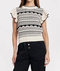 Another Love - Bethany Cap Sleeve Sweater