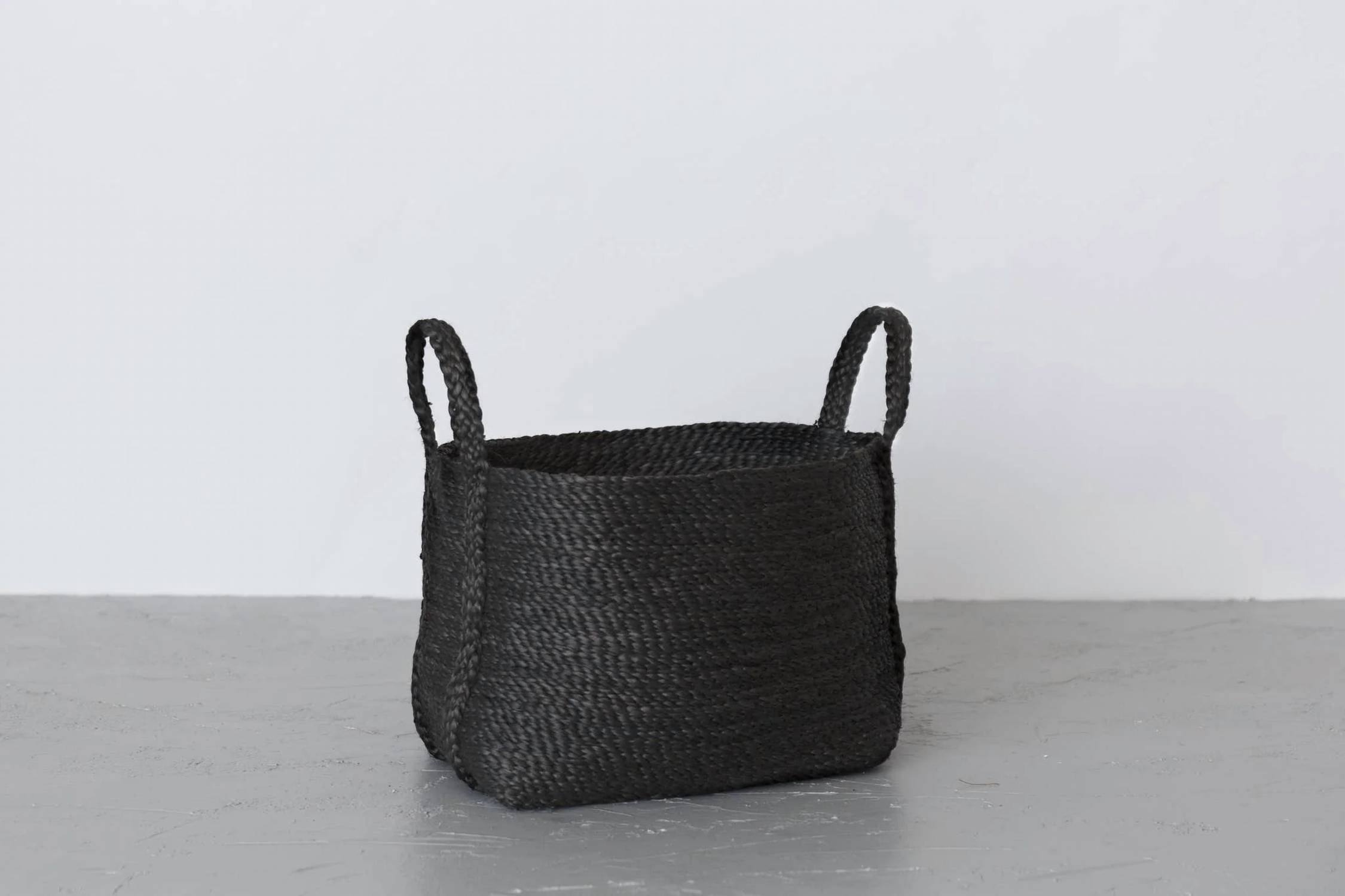 Will & Atlas - Rectangular Floor Basket With Handle